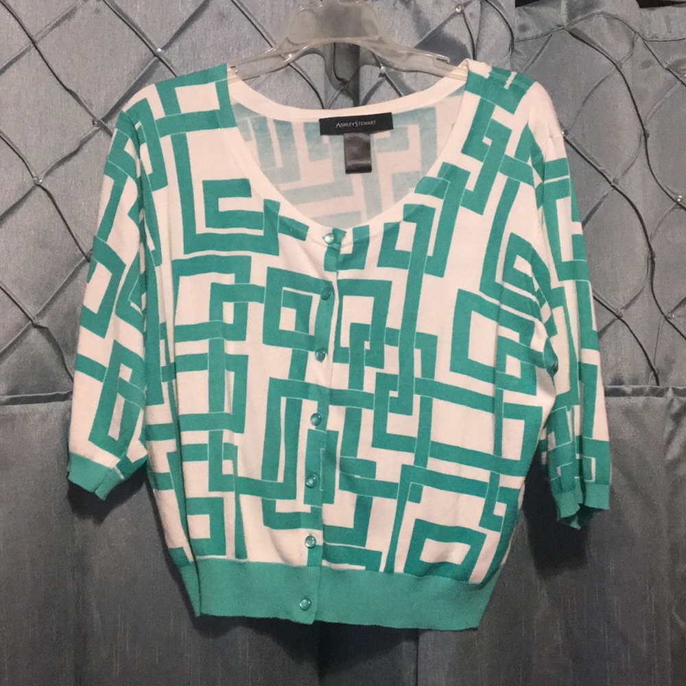 Ashley Stewart Signature Crop Shrug Cardigan